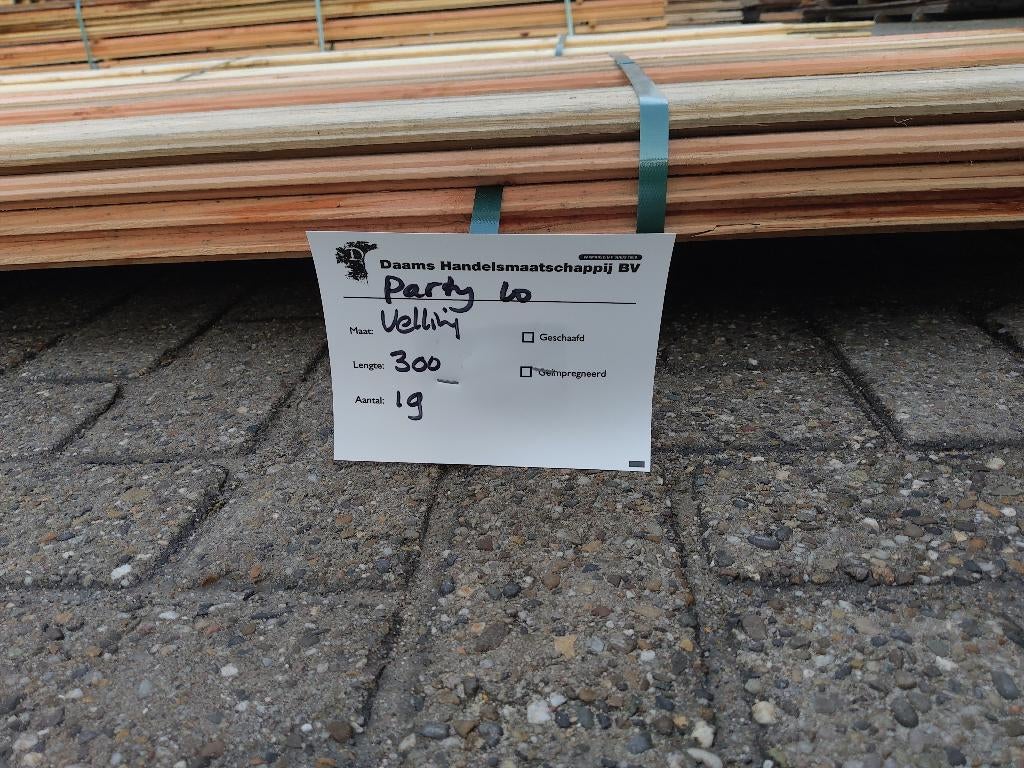 Douglas vellingdelen B-keus € 1,60, Ophalen, Nieuw, 250 cm of meer, Planken