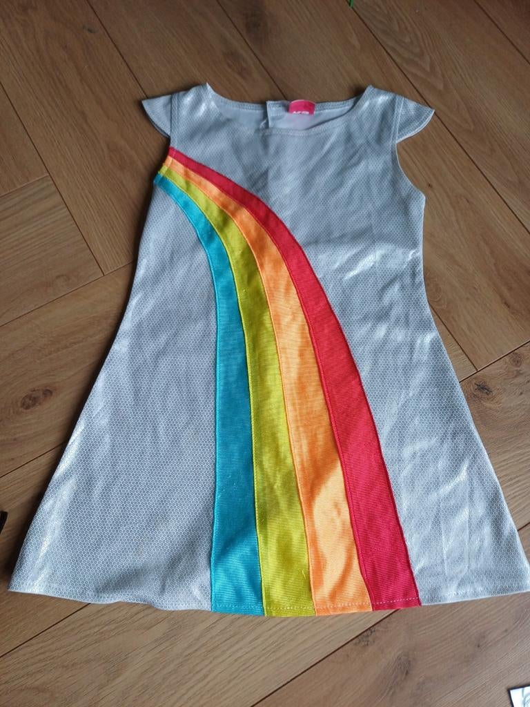 Jurkje K3 regenboog, maat 116, Kinderen en Baby's, Carnavalskleding en Verkleedspullen, Gebruikt, 110 t/m 116, Ophalen of Verzenden