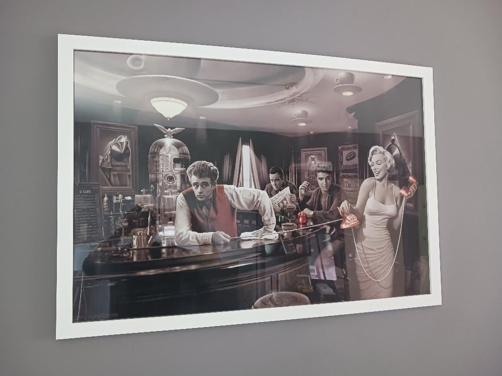James Dean Marilyn Monroe Elvis Presley Poster, Ophalen, Minder dan 50 cm, Foto of Poster, Minder dan 50 cm