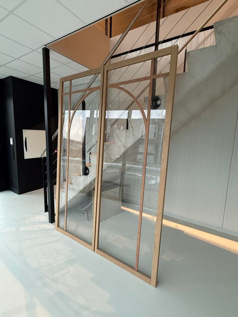 Schuifdeuren, Doe-het-zelf en Verbouw, Deuren en Horren, Ophalen, 80 tot 100 cm, 215 cm of meer, Binnendeur