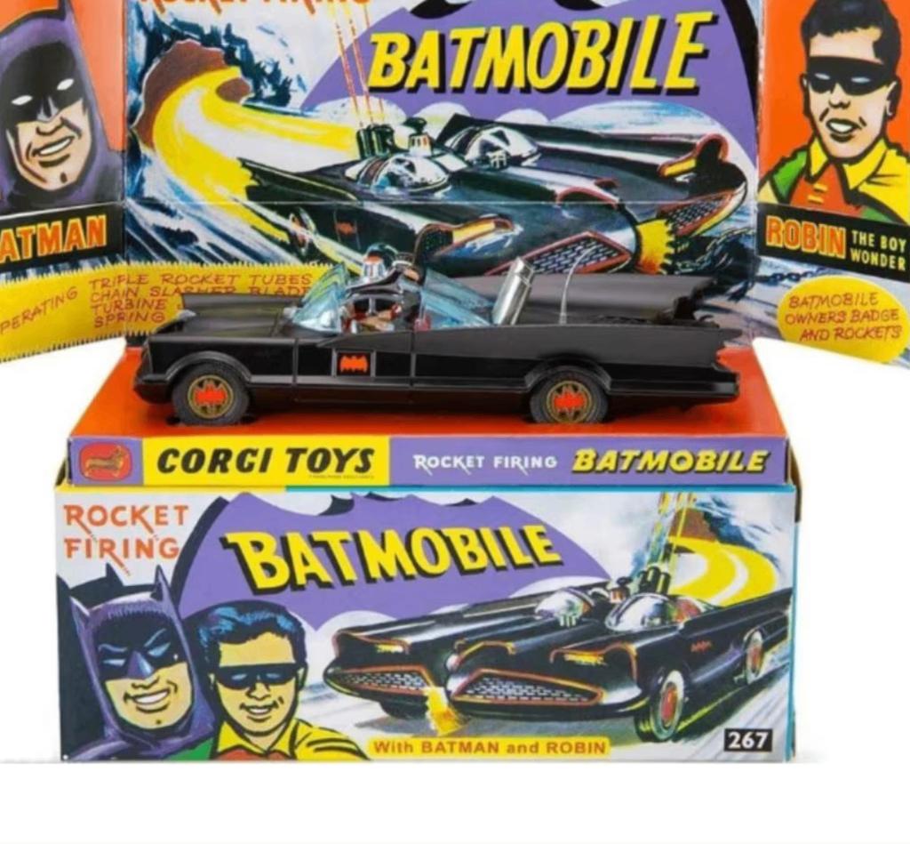 Batmobile Model Club Exclusive MAT ZWART 1:46 Corgi NEW 267, Hobby en Vrije tijd, Modelauto's | 1:43, Verzenden, Nieuw, Auto, Corgi