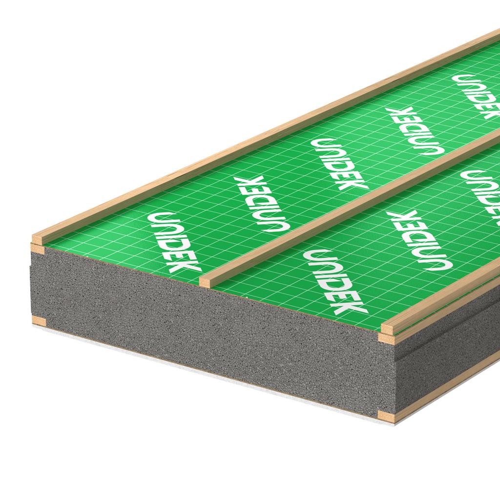 Kingspan Unidek Aero Deluxe 6.0 - Isolatieplaat, 12 cm of meer, Nieuw, Hardschuim (Pir), 15 m² of meer