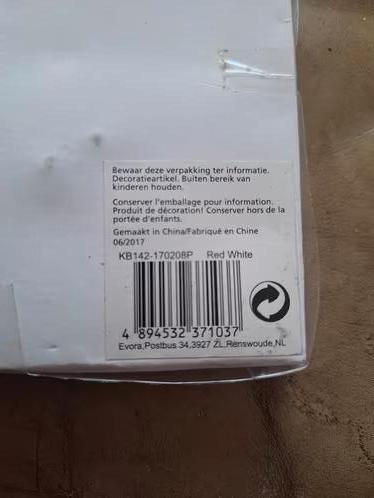 Houten kersthangers in doosje h, Diversen, Evora, Onbekend, Nieuw, Ophalen of Verzenden