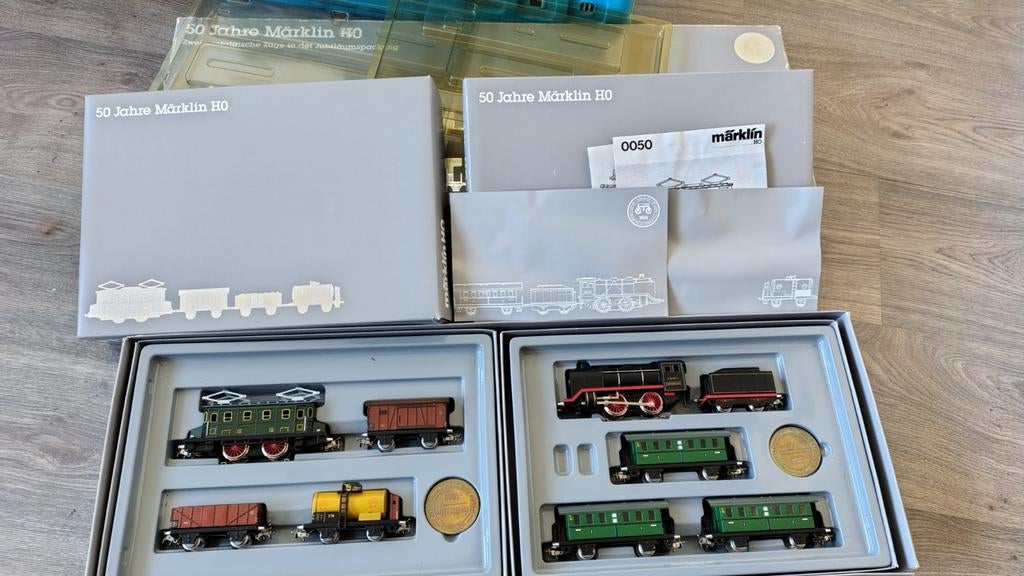 Märklin 50 jaar, Hobby en Vrije tijd, Modeltreinen | H0, Wisselstroom, Treinset, Nieuw, Ophalen of Verzenden