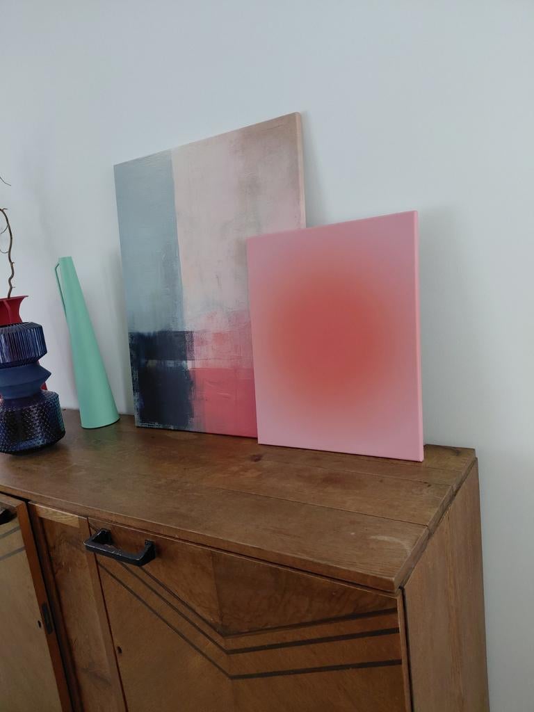 Stijlvol canvas schilderij van Dina Dankers, Ophalen of Verzenden, Zo goed als nieuw, Minder dan 50 cm, Schilderij