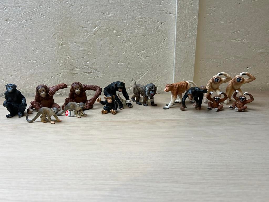 Schleich apen, Ophalen of Verzenden, Zo goed als nieuw, Paard, Beeldje of Figuurtje