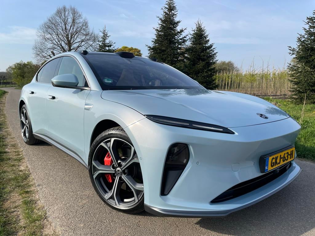 NIO ET5 100 kWh AWD 483pk 2023 Blauw, Auto's, Automaat, 136 pk, 2135 kg, Leder