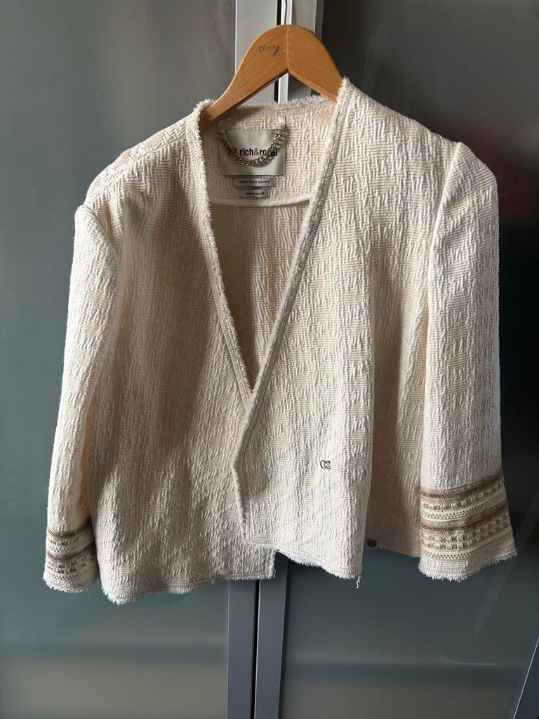 Rich&Royal Jasje - Maat M - Beige, Kleding | Dames, Maat 38/40 (M), Beige, Ophalen of Verzenden, Zo goed als nieuw