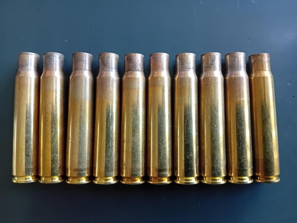 10x lege hulzen  8x57 IS  "Mauser"  K98, Verzenden, Overige soorten, Duitsland, Hulzen of Bodemvondsten