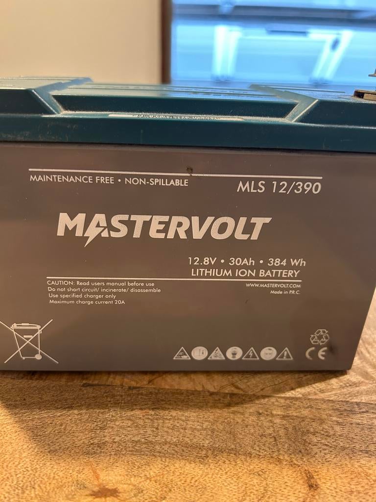 Accu lithium 30ah mastervolt, Ophalen of Verzenden, Zo goed als nieuw