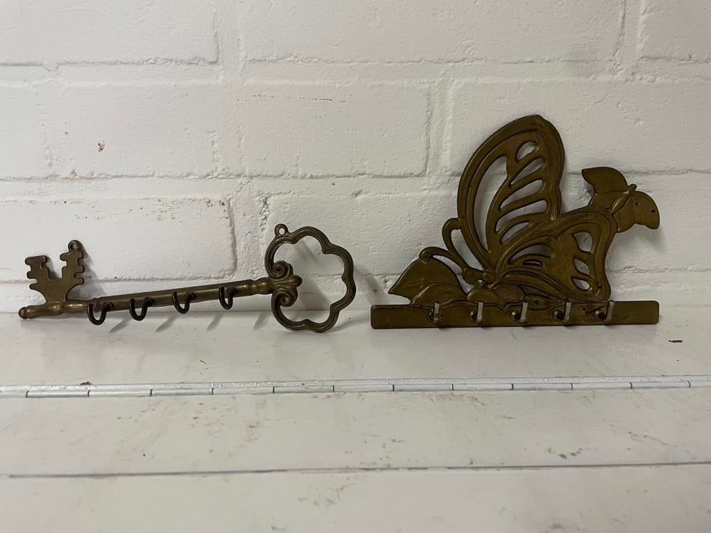 Messing sleutelrekjes, Ophalen of Verzenden, Zo goed als nieuw, Metaal, Minder dan 100 cm