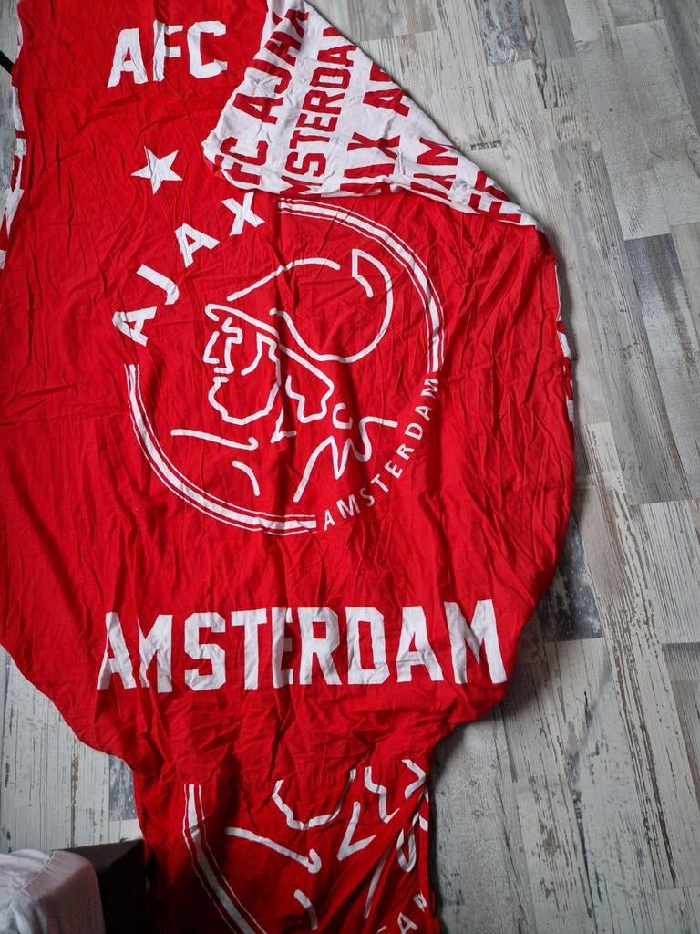 Eenpersoons dekbedovertek Ajax, Gebruikt, Jongetje of Meisje, Dekbedovertrek, Ophalen of Verzenden