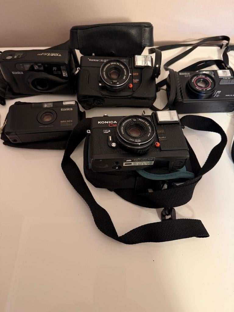Collectie Konica Camera's - Vintage!, Ophalen of Verzenden, Gebruikt, Compact, Konica