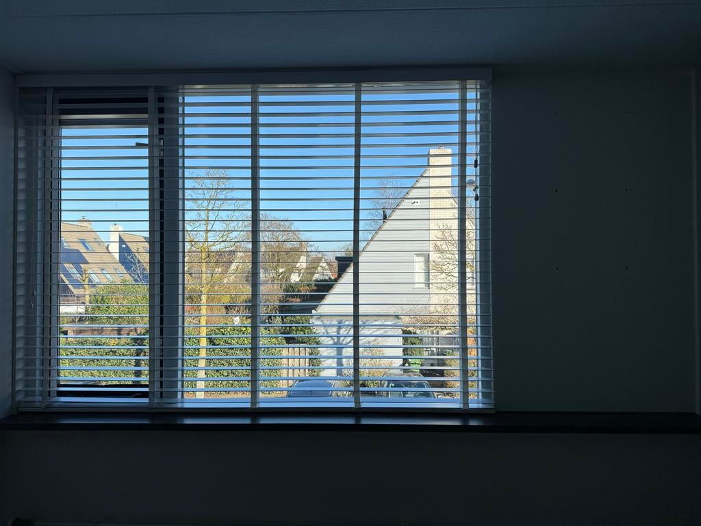 3x GAMMA 50mm op maat houten jaloezie wit (kleurnr. 944), Ophalen, Zo goed als nieuw, 200 cm of meer, Wit