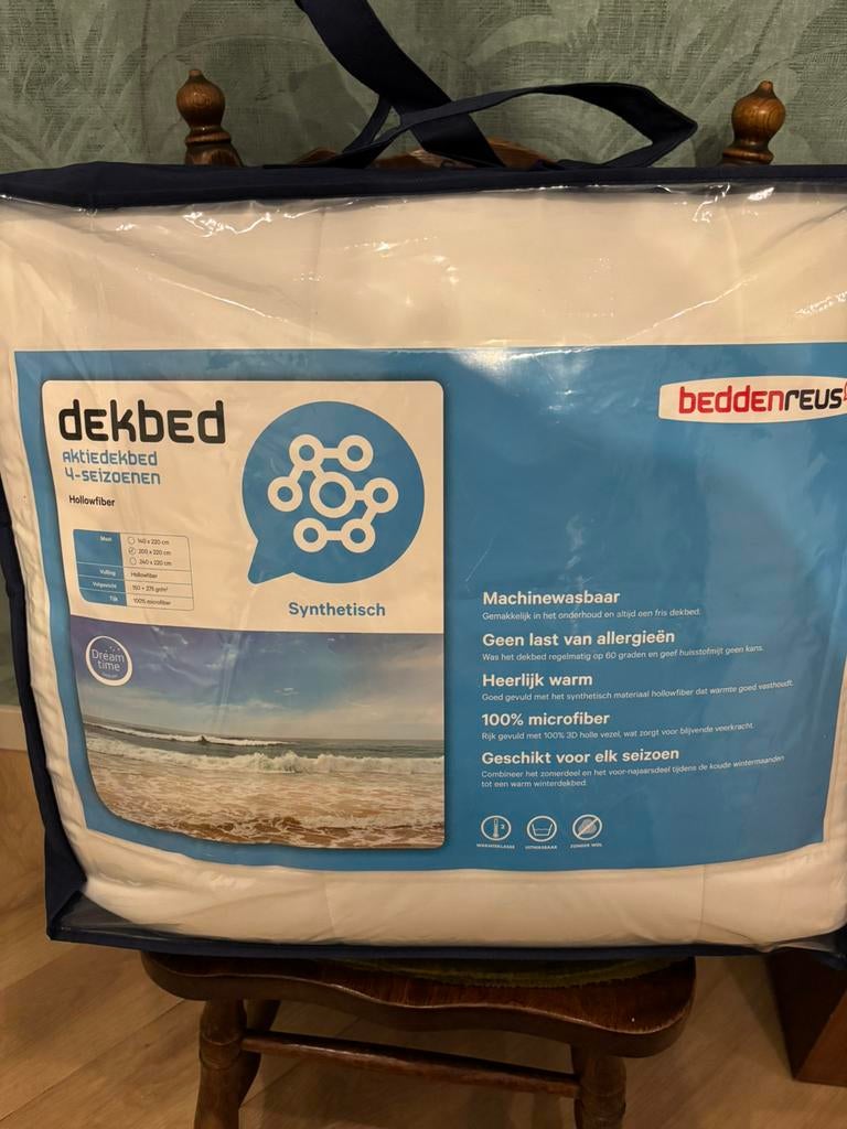 NIEUW!! Dekbed, Huis en Inrichting, Slaapkamer | Beddengoed, Wit, Tweepersoons, Ophalen of Verzenden, Deken of Dekbed