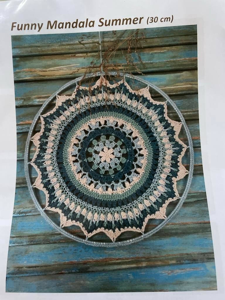 Funny Mandala Summer Haakpakket 30cm, -, -, Nieuw, Ophalen of Verzenden