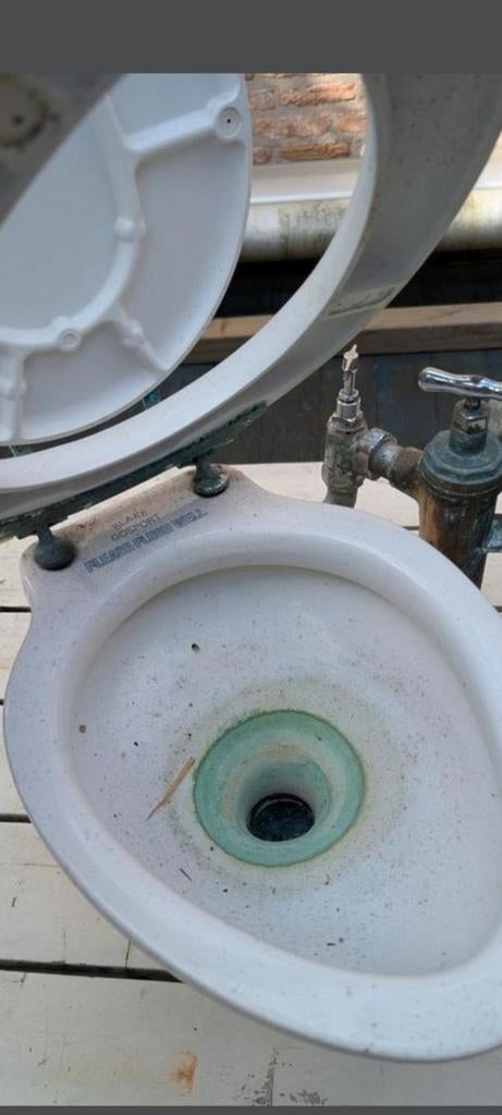 Antiek Baby Blake Onderwatertoilet voor Klassiek Jacht, Watersport en Boten, Ophalen