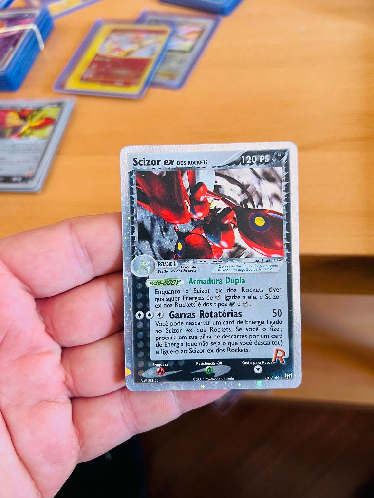 Rocket’s Scyther Ex 102/109 Ex Team Rocket Returns Pokemon, Verzenden, Zo goed als nieuw, Losse kaart, Foil