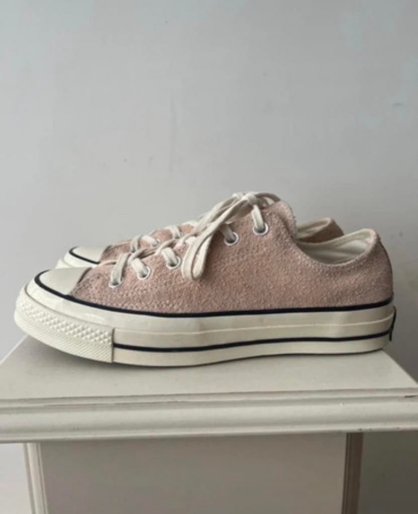 Converse All Stars Roze Suède Maat 39,5, Verzenden, Zo goed als nieuw, Roze, Sneakers of Gympen