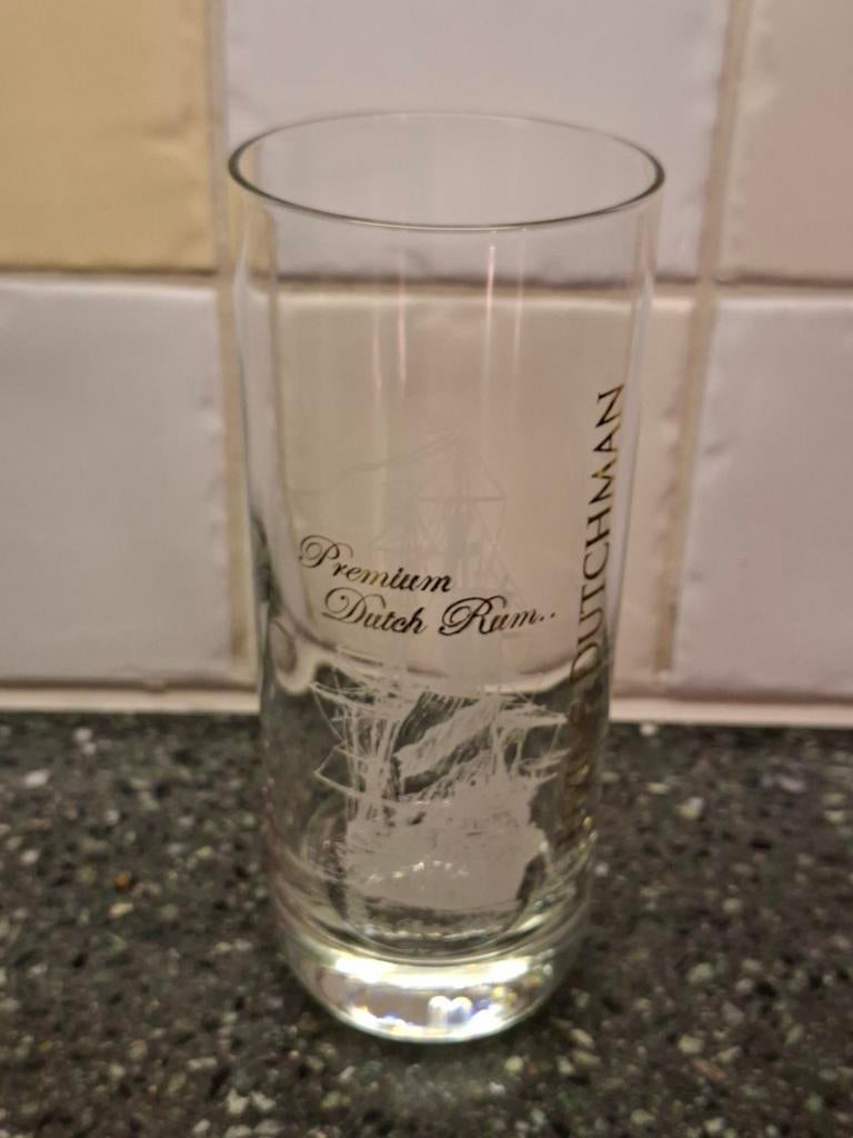 Flying Dutchman glas - Zuidam rum - Premium Dutch Rum, Verzamelen, Ophalen of Verzenden, Zo goed als nieuw, Overige typen
