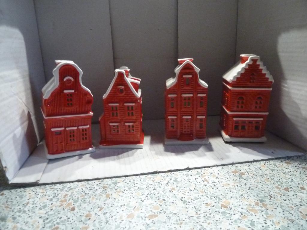 Hollandse huisjes postcode loterij, zie omschrijving, Diversen, Kerst, Ophalen of Verzenden, Gebruikt