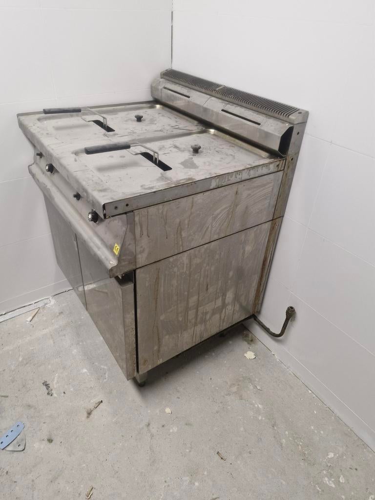 Professionele Dubbele Gasfriteuse, Ophalen