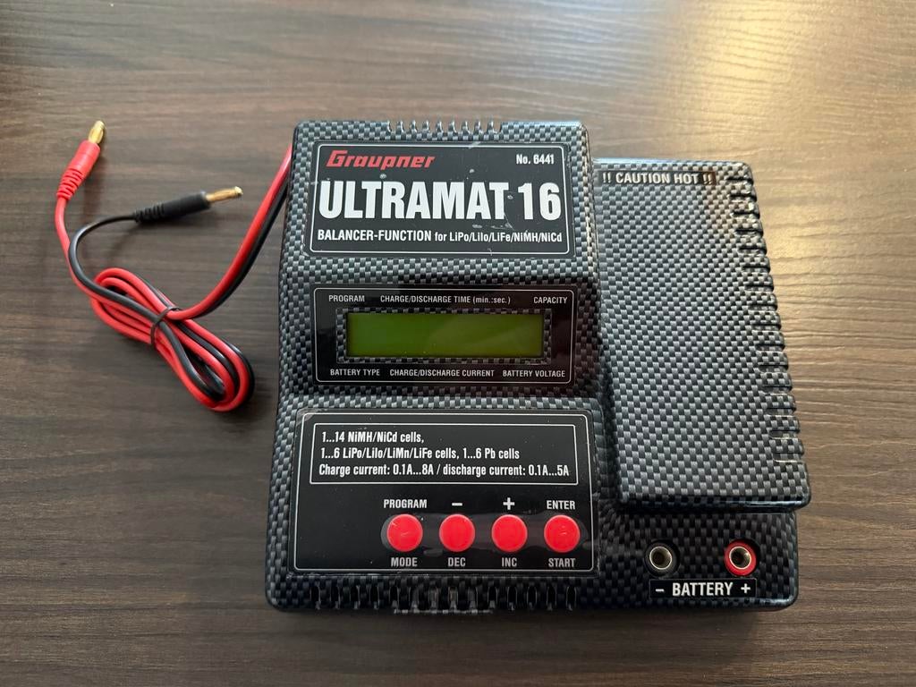 Graupner Ultramat 16 Lader - Modelbouw, Ophalen, Gebruikt