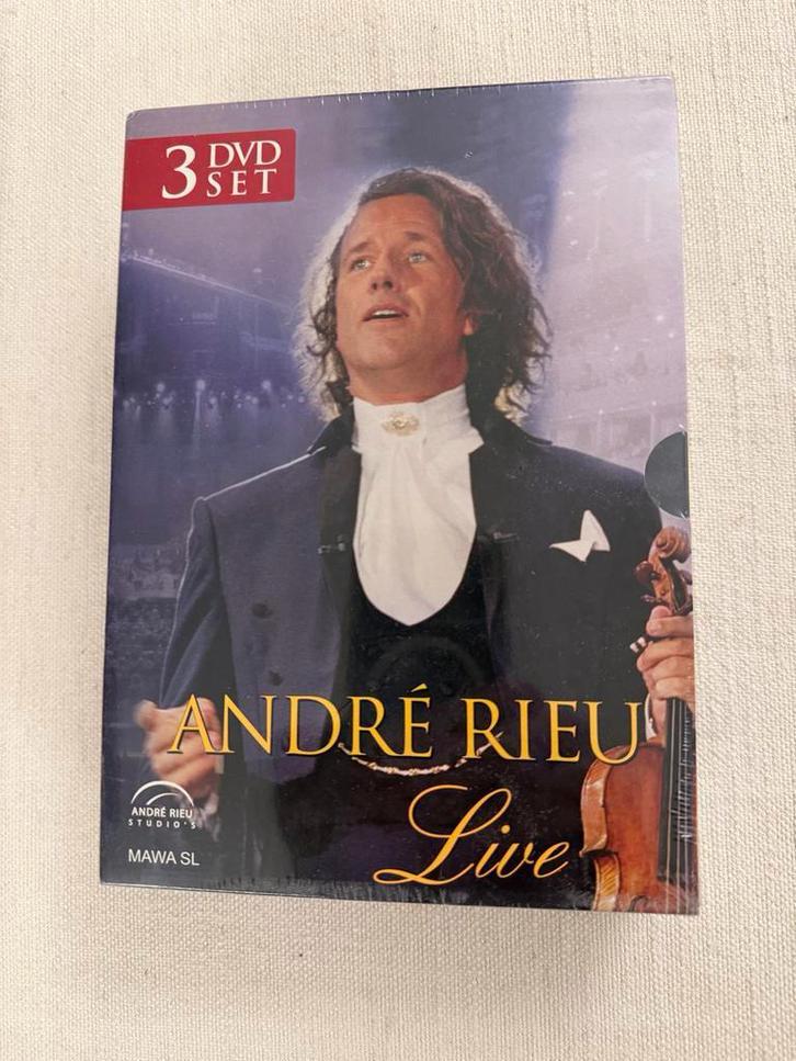 3 DVD set André Rieu  nieuw in doos, Alle leeftijden, Ophalen of Verzenden, Nieuw in verpakking, Boxset
