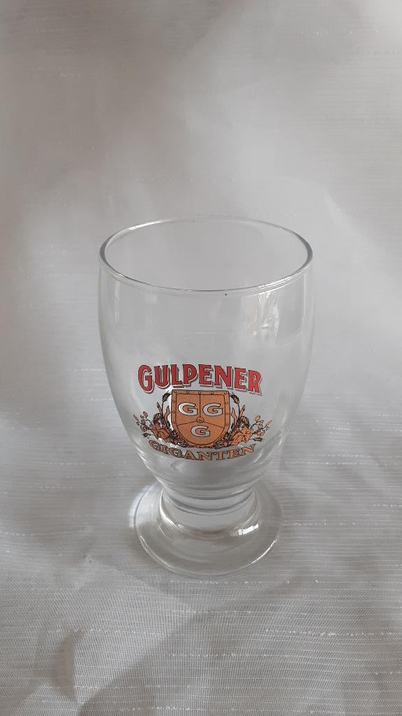 GULPENER GIGANTEN glas met bruine logo, Verzamelen, Glas en Borrelglaasjes, Ophalen of Verzenden, Zo goed als nieuw, Bierglas