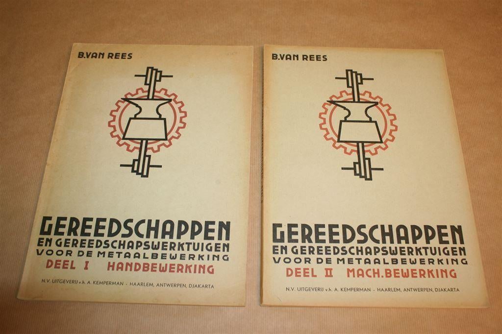 Gereedschappen / werktuigen Metaalbewerking - 2 dln 1955 !!, Boeken, Techniek, Ophalen of Verzenden, Zo goed als nieuw, Bouwkunde