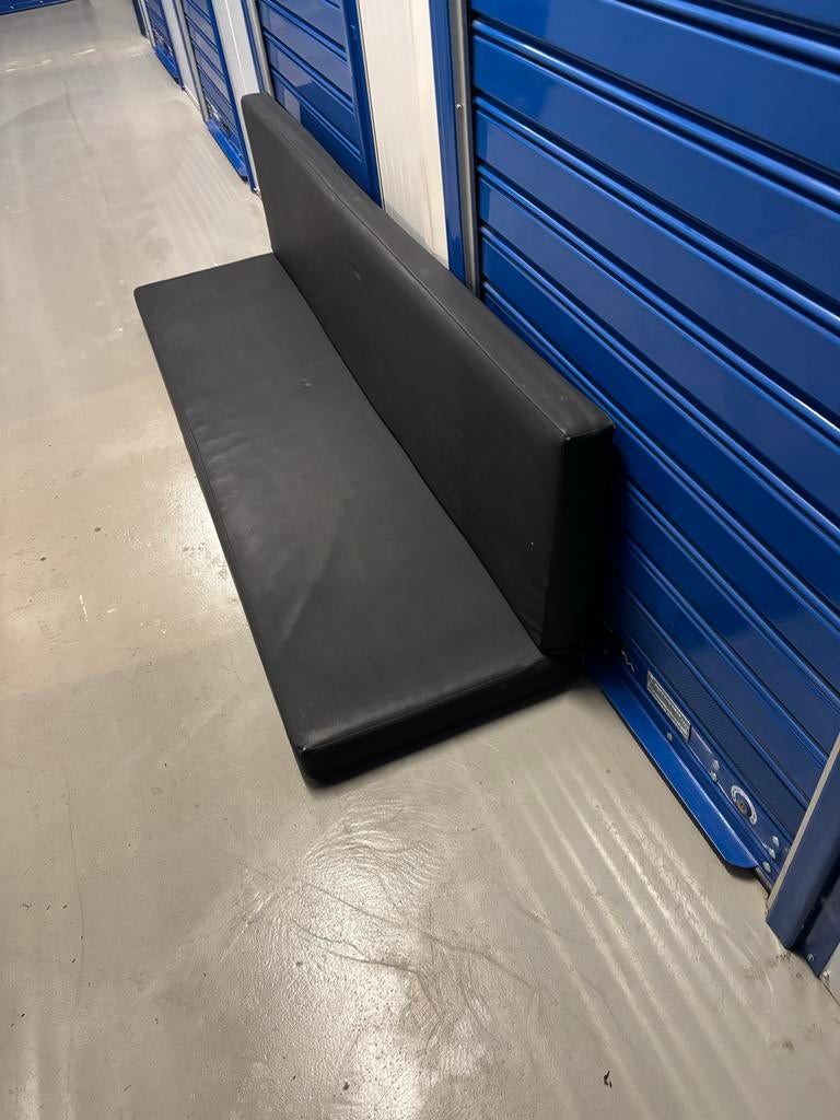 Loungekussens voor boot, caravan - 4 sets beschikbaar, Gebruikt, Zwart, Tweepersoons, Ophalen of Verzenden