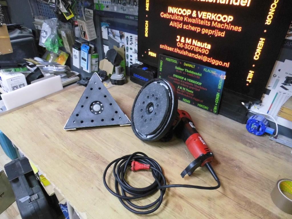 Flex Wand Schuurmachine., Doe-het-zelf en Verbouw, Gereedschap | Schuurmachines, Gebruikt, Vlakschuurmachine, 1200 watt of meer