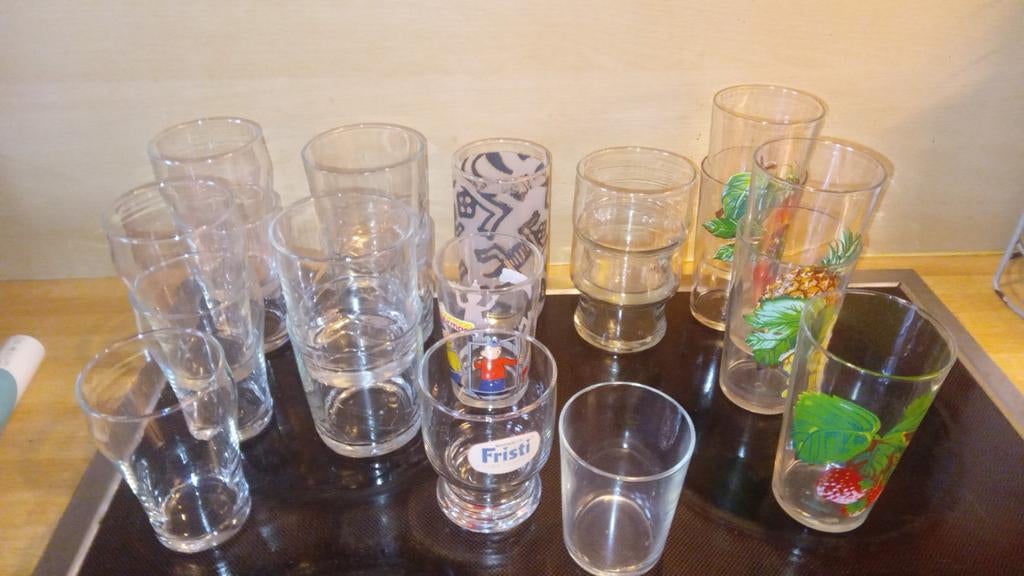 Limonade glazen longdrinkglas sapglazen, Ophalen, Zo goed als nieuw, Overige typen