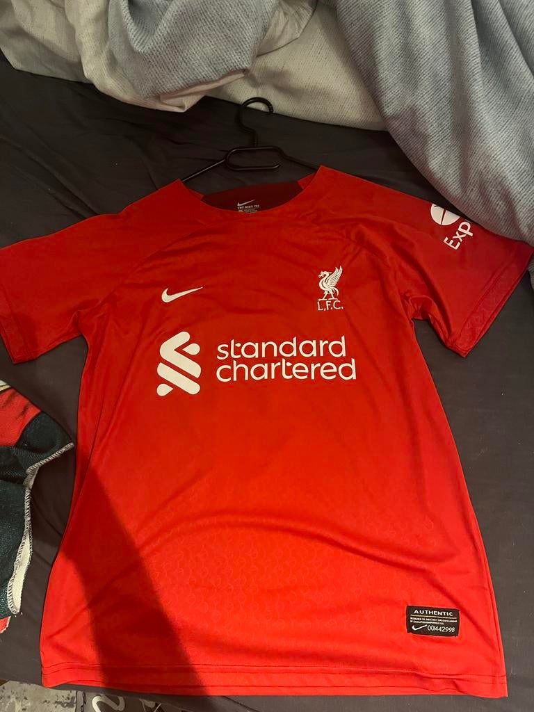 Liverpool Virgil Van Dijk shirt maat S, Maat S, Ophalen of Verzenden, Zo goed als nieuw, Shirt