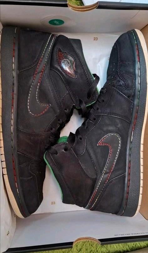 Jordan 1 Mid Cinco de Mayo 2009, Kleding | Heren, Schoenen, Zwart, Nike, Ophalen of Verzenden, Sneakers of Gympen