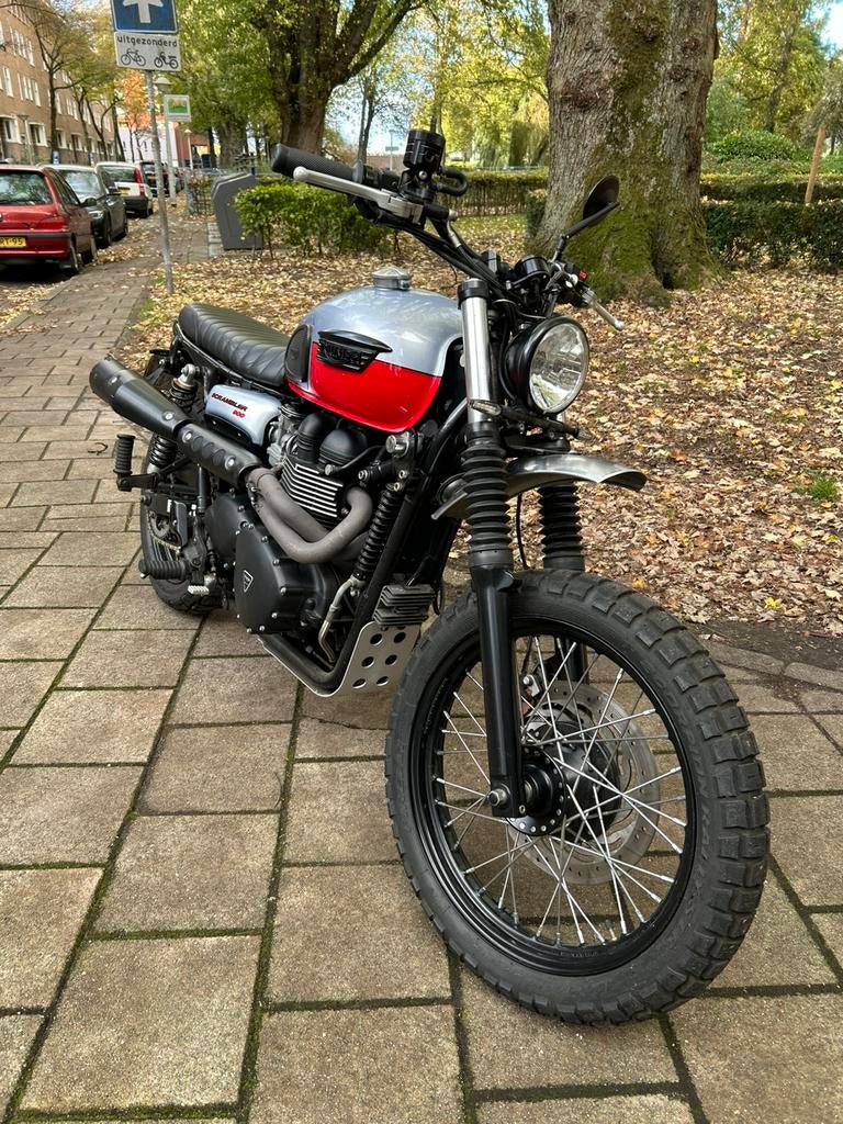 Triumph Scrambler 900 VOL, 2 cilinders, Motorrijbewijs A, Particulier, Meer dan 35 kW
