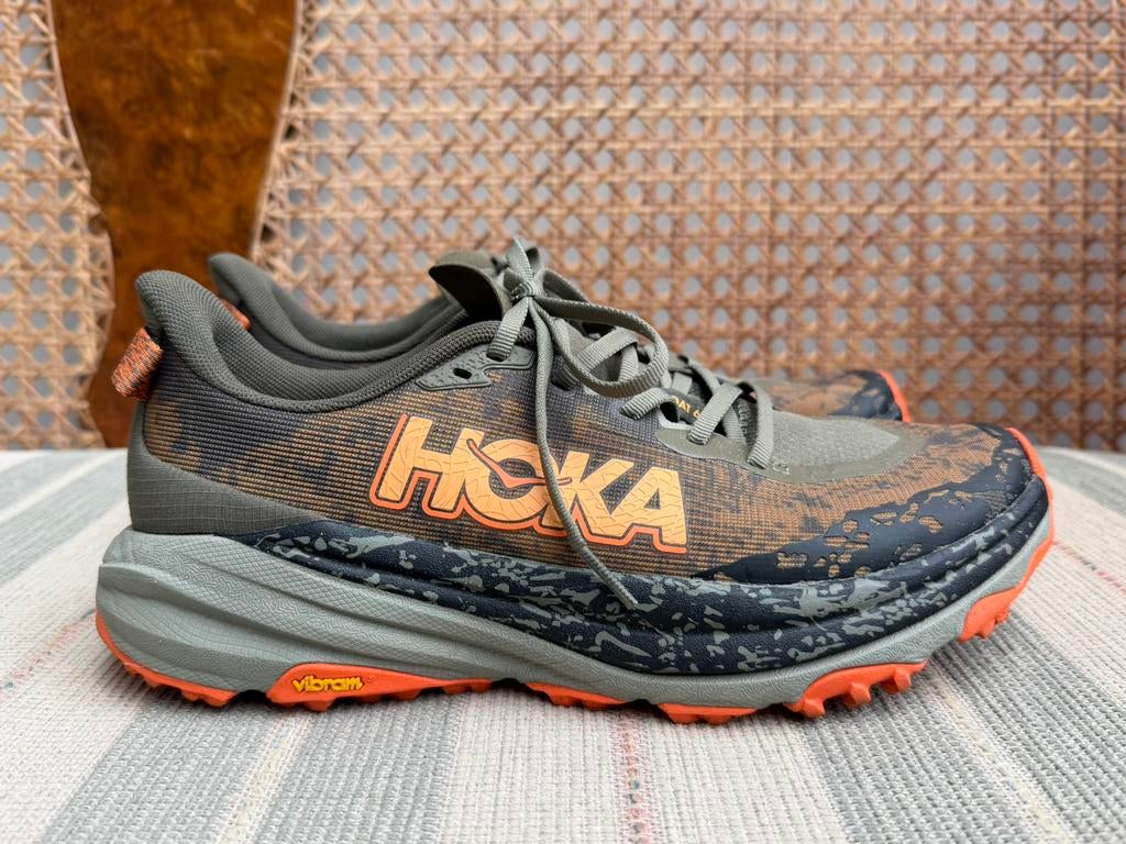 Hoka Speedgoat 6 Trail Hiking Running Sneakers Patta 41 1/3, Ophalen of Verzenden, Zo goed als nieuw, Hardlopen, Hardloopschoenen
