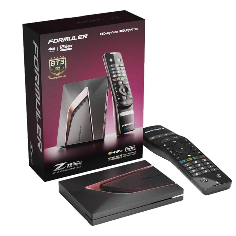 Formuler Z12 Ultra 3BT - 4K IPTV Ontvanger Boxen, Audio, Tv en Foto, Mediaspelers, Ophalen of Verzenden, Nieuw, HDMI, Minder dan 500 GB