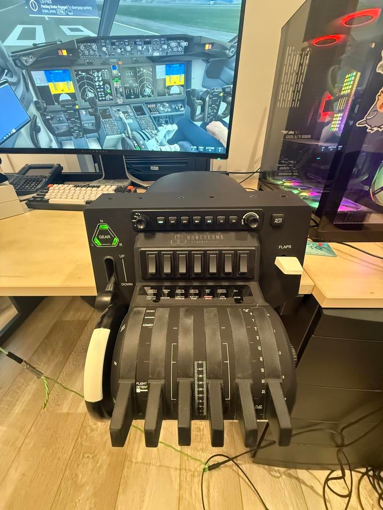 Honey comb throttle, Computers en Software, Joysticks, Zo goed als nieuw, Ophalen of Verzenden