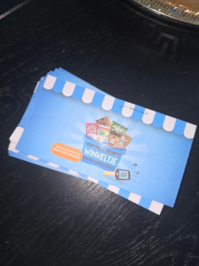 32 stuks ah winkel boodschappen mini's, Verzamelen, Supermarktacties, Ophalen of Verzenden
