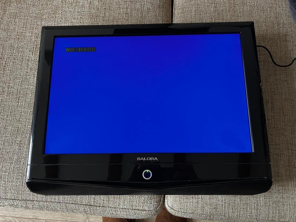 Salora LCD TV / Ingebouwde DVD speler /Monitor 19 inch. HDMI, Gebruikt, 50 Hz, LCD, 40 tot 60 cm