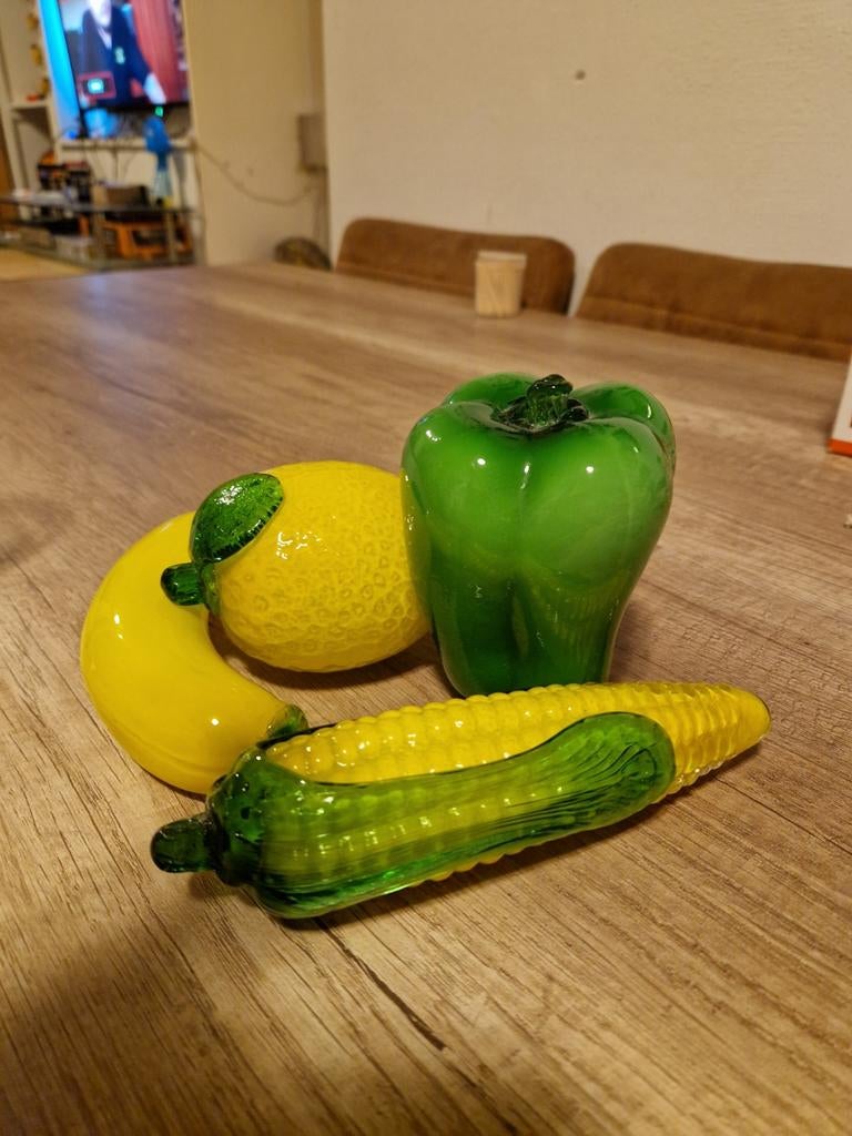 Murano Glas Fruit & Groente - Decoratief, Antiek en Kunst, Ophalen of Verzenden