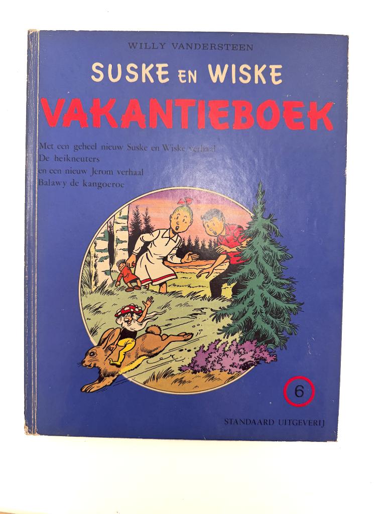 Suske & Wiske Vakantieboek 06, 1e druk 1978 Hardcover, Boeken, Stripboeken, Gelezen, Willy Vandersteen, Eén stripboek, Ophalen of Verzenden