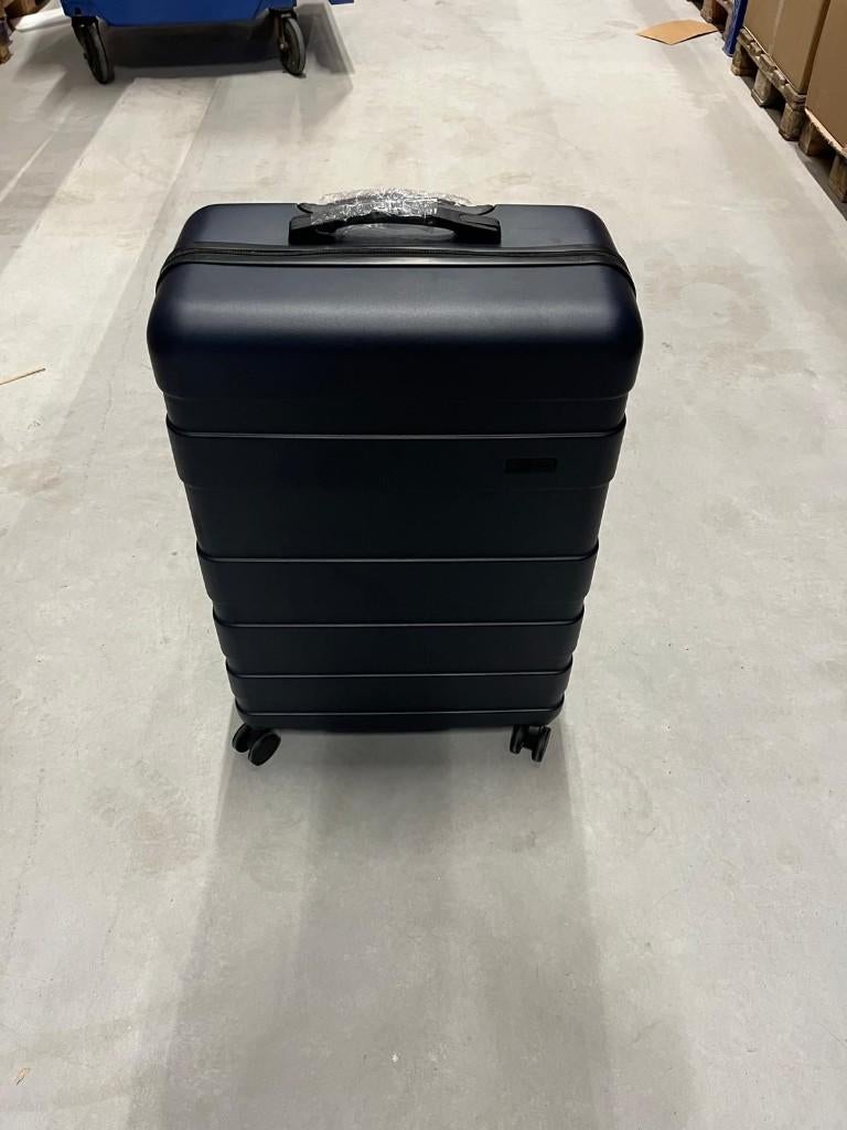 Handbagage koffer 55x40x20 - 43L - Norix - midnight blue, Wieltjes, 50 tot 60 cm, Hard kunststof, Ophalen of Verzenden