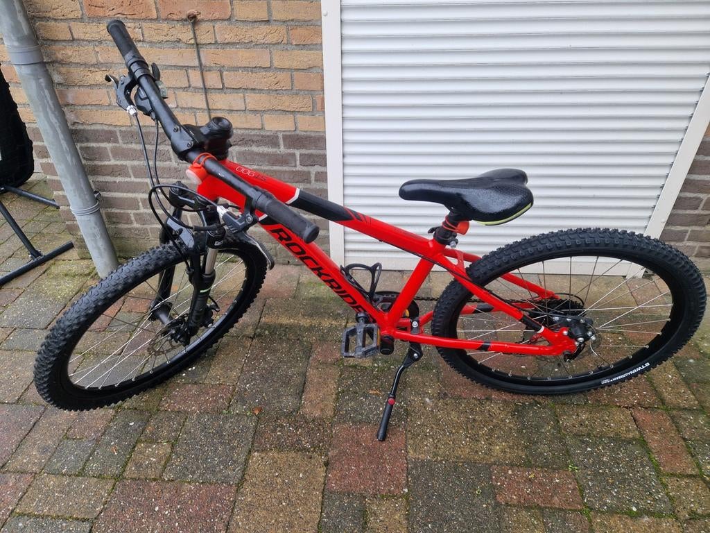 Rockrider ST900 24inch 7-12jr mountainbike kind rood, Gebruikt, Hardtail, Ophalen, Overige merken