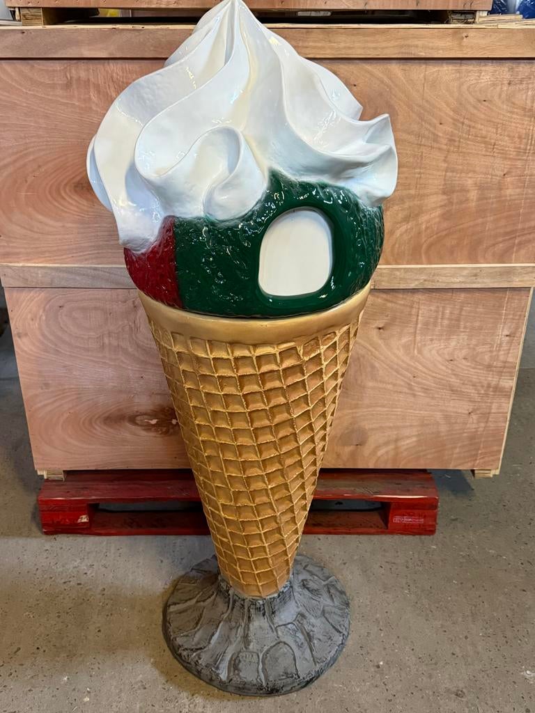 Opvallende ijsco afvalbak voor binnen of buiten, Ophalen, Nieuw, Gebruiksvoorwerp