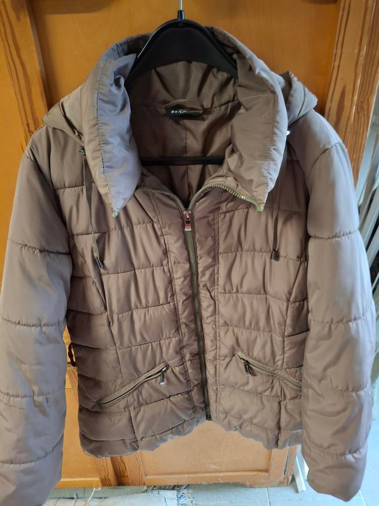 Mooie bruine jas van GINA BENOTTI - Maat 44, Bruin, Maat 42/44 (L), Ophalen of Verzenden, SINA BENOTTI