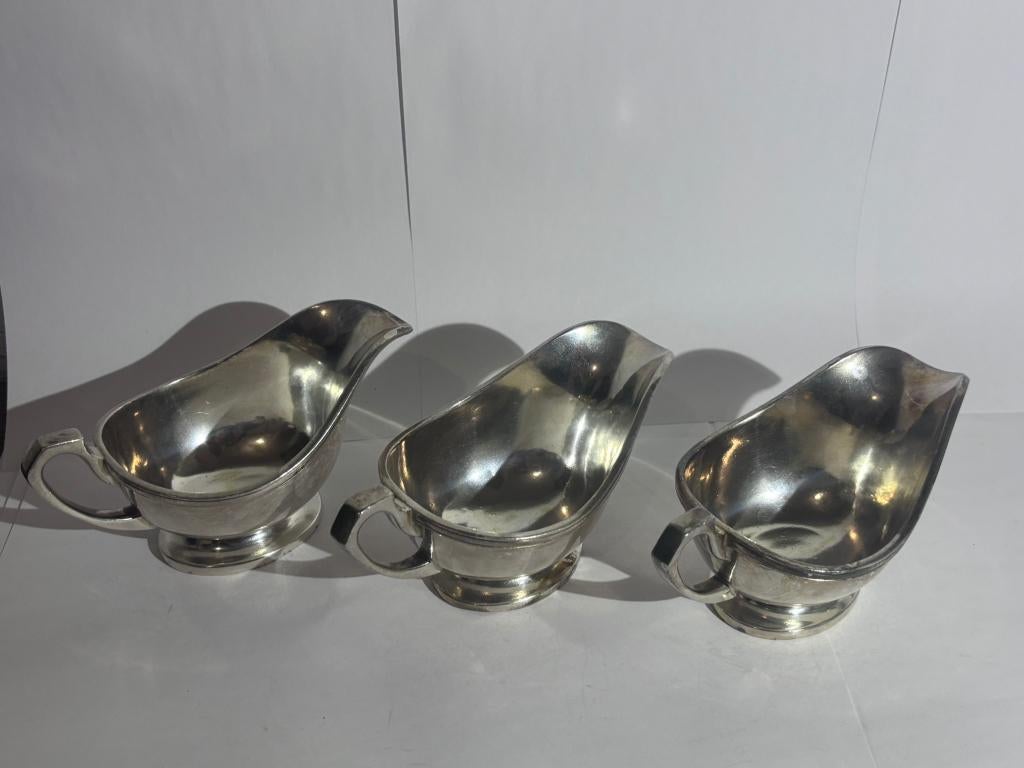 3x VNS Scheepszilver Melkkannetjes – Elkington, Ophalen of Verzenden, Zilver