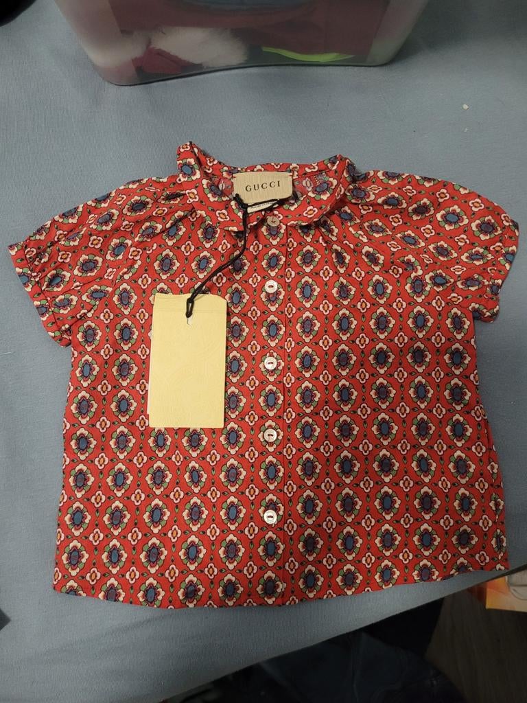 Gucci T-shirt 6-9 maanden - Zo goed als nieuw!, Kinderen en Baby's, Jongetje of Meisje, Gucci, Ophalen of Verzenden, Zo goed als nieuw