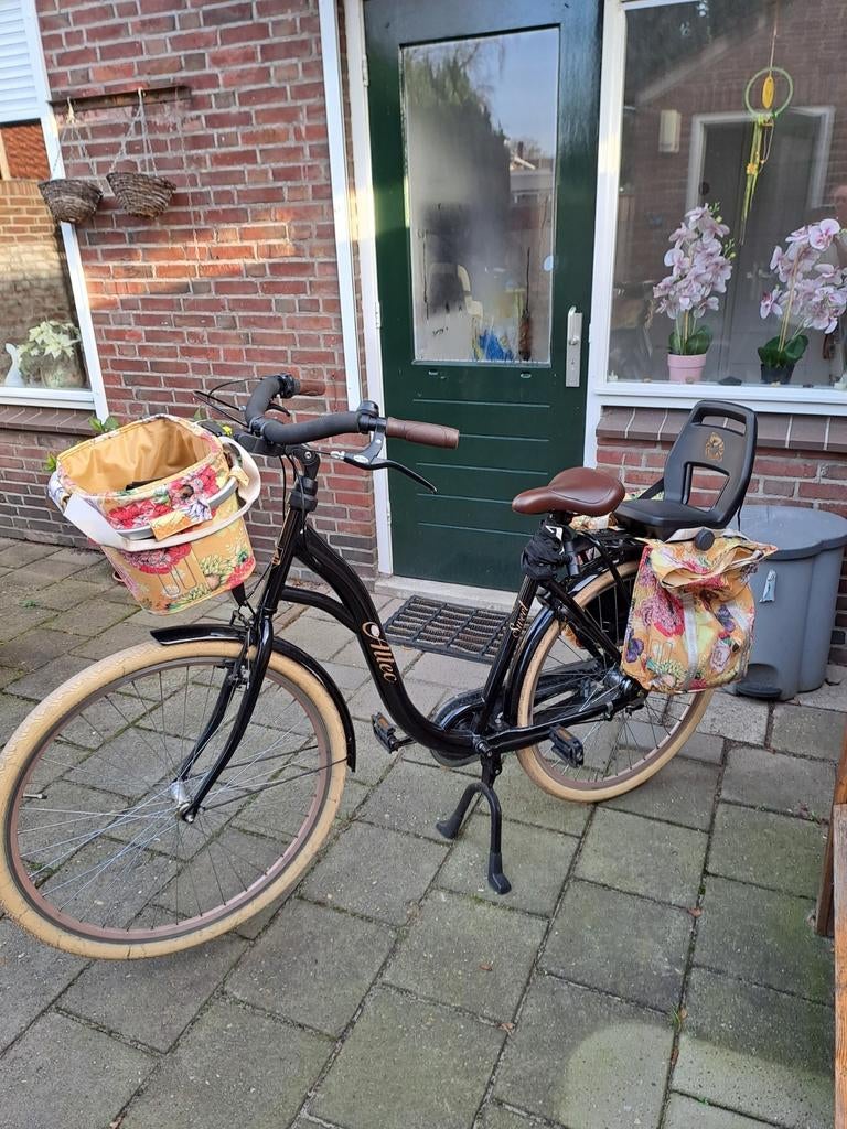 Moederfiets te koop, Fietsen en Brommers, Mandje, Zo goed als nieuw, 1 zitje, Ophalen